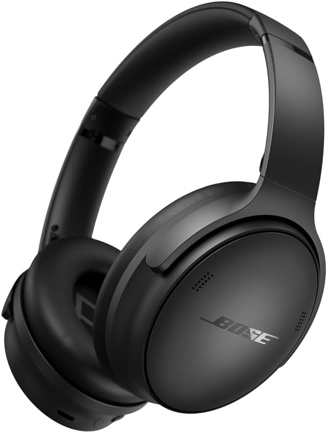Bose QuietComfort Bluetooth Headphones, Wireless Headphones with Active Over Ear Noise Cancelling and Mic, Deep Bass, Up to 24 Hours of Playtime, Twilight Blue - Limited Edition Color